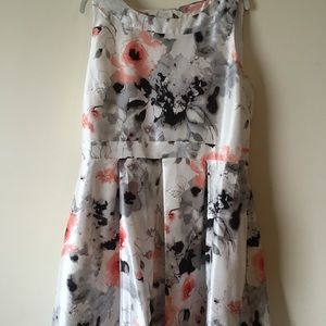 Floral size 18 full skirt dress
